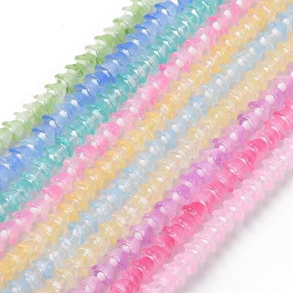 Transparent Glass Beads Strands