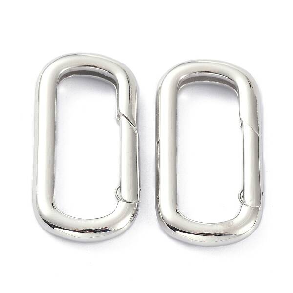 Rack Plating Brass Keychain Clasps
