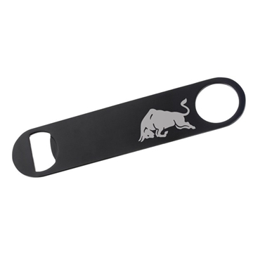 100 Customized Matte Black Powder Coated Bottle Opener - Heavy ...