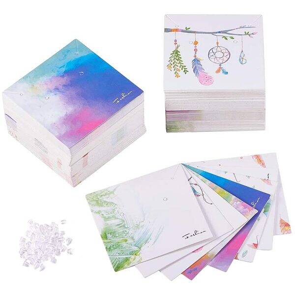 Cardboard Necklace & Earring Display Cards