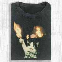 [Flashsale up to 70% Rebellious cat tee T-Shirt Retro Funny Vintage Graphic Tee Funny 90s Graphic Tee, Sarcastic T-shirt Gift...