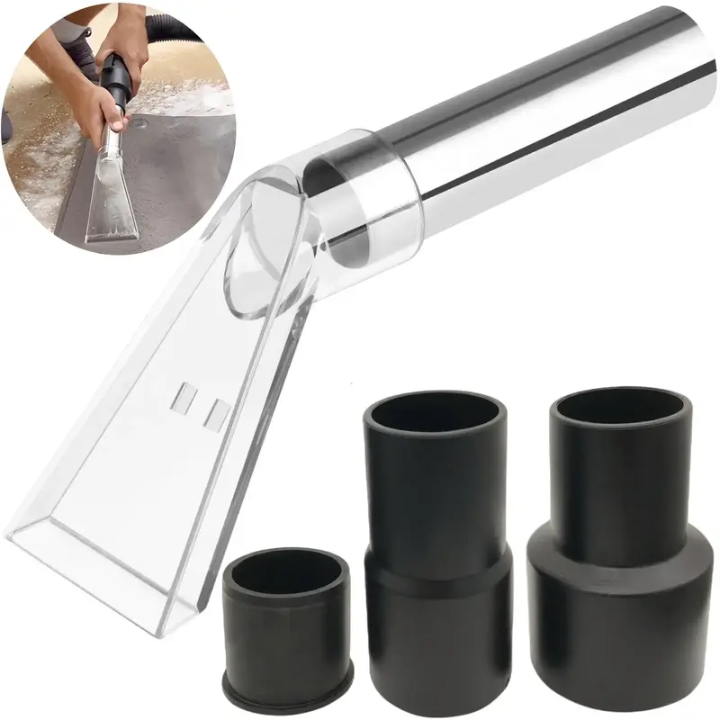 Happy Tree Universal Fit All Shop Vacs with 2-1/2 and 1-7/8 and 1-1/4 Adapters Wet-Dry Extraction Accessory for Upholst...