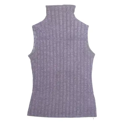 ENTRACTE Womens Vest Purple High Neck Sleeveless S