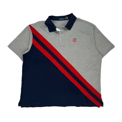 Polo By Ralph Lauren Polo Shirt - 2XL Grey Cotton
