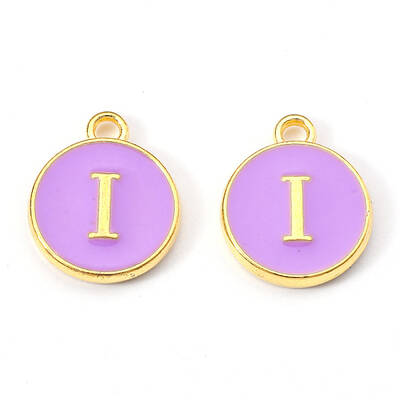Golden Plated Alloy Enamel Charms