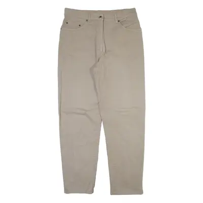 BLUE WILLIS Womens Trousers Beige Regular Tapered W32 L29