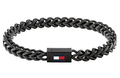 Tommy Hilfiger Bracciale Originale In Acciaio Da Uomo 2790649 - Lunghezza: 17,5 Cm