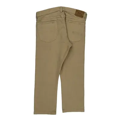 Polo By Ralph Lauren Trousers - 36W 25L Beige Cotton Blend