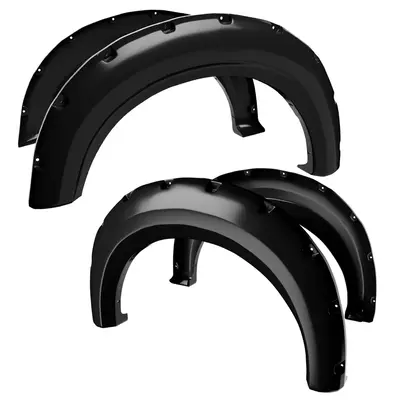 YITAMOTOR® Fender Flares Kit Compatible for 2009-2014 Ford F-150 (Not Fit Raptor Models), Textured Matte Black Finish Pocket...