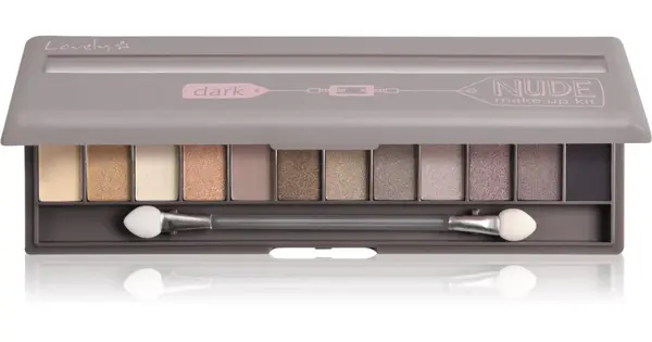 Lovely Nude Make Up Kit Dark Eyeshadow Palette 13g