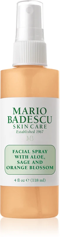 Mario Badescu Energizing and hydrating facial spray with Aloe, Sage and Orange Blossom 118 ml