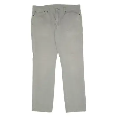LEVI'S 511 BIG E Mens Twill Trousers Grey Slim Straight W36 L31