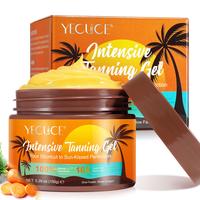 Intensive Tanning Gel, Moisturizing Tanning Cream, Sunless Self Tanner Cream, Hydrating Body Cream for Women & Men