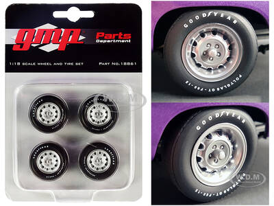 Muscle Car Rally Wheels and Tires Set of 4 pieces from \