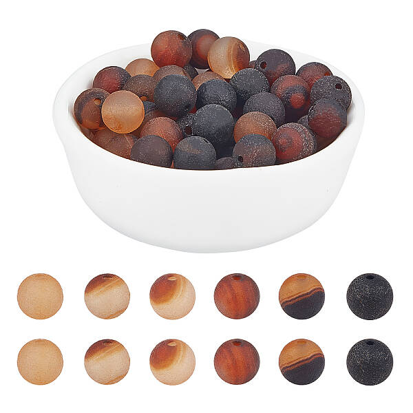Natural Agate Beads Strands