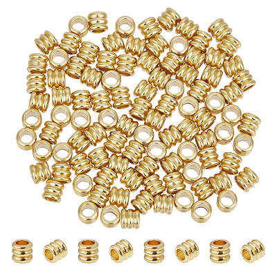 100Pcs 201 Stainless Steel Beads