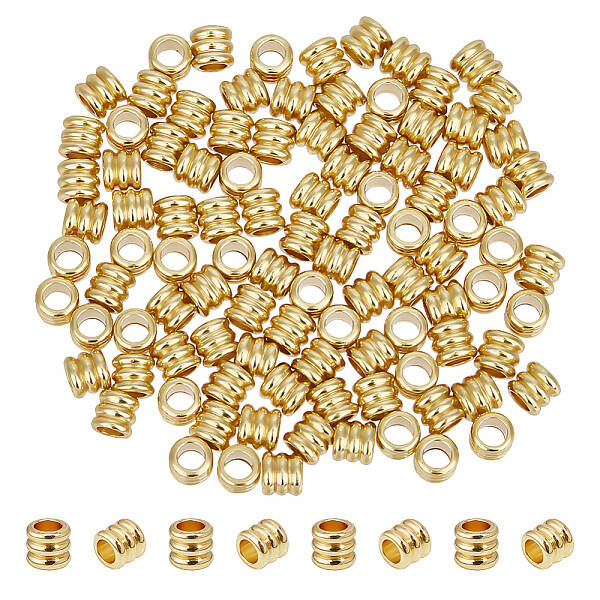 100Pcs 201 Stainless Steel Beads