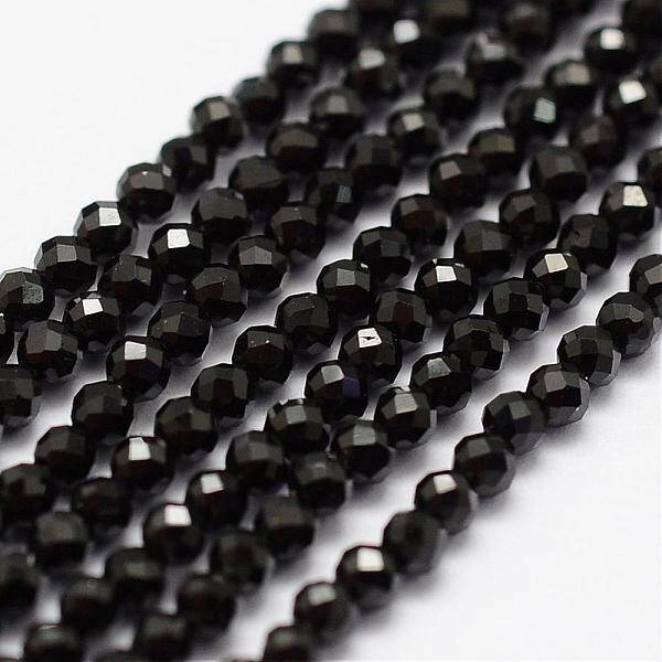 Natural Black Spinel Beads Strands