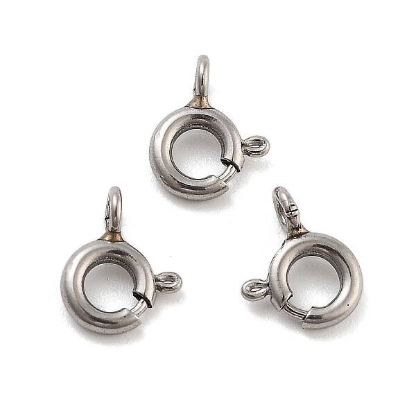 Non-Tarnish 316 Stainless Steel Spring Ring Clasps