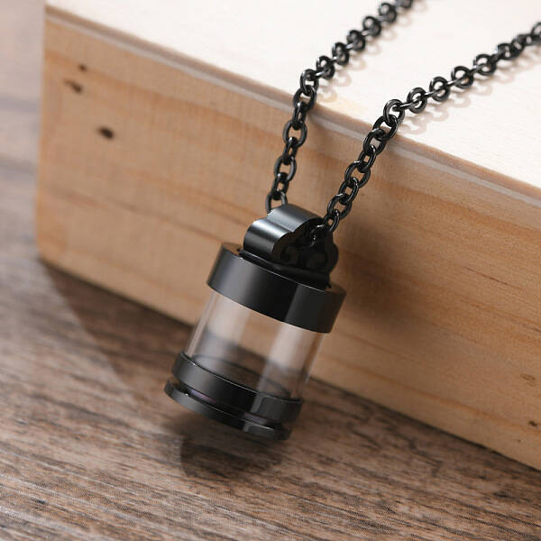 Openable Stainless Steel Memorial Urn Ashes Pendants