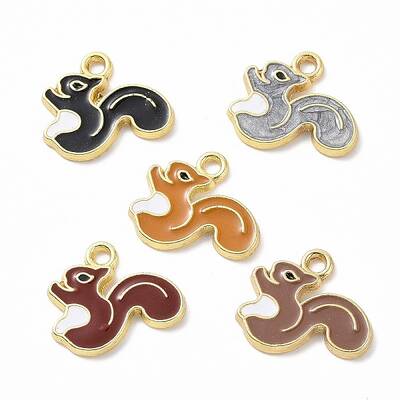 Alloy Enamel Pendants
