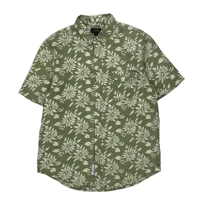 Cpo Provisions Hawaiian Shirt - Medium Green Cotton