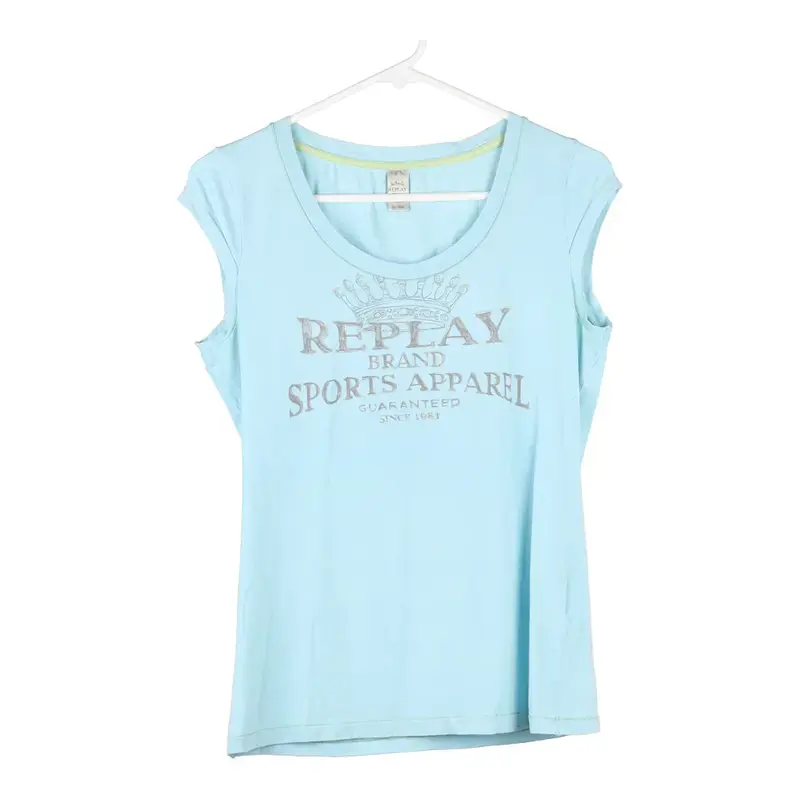Replay Vest - Medium Blue Cotton