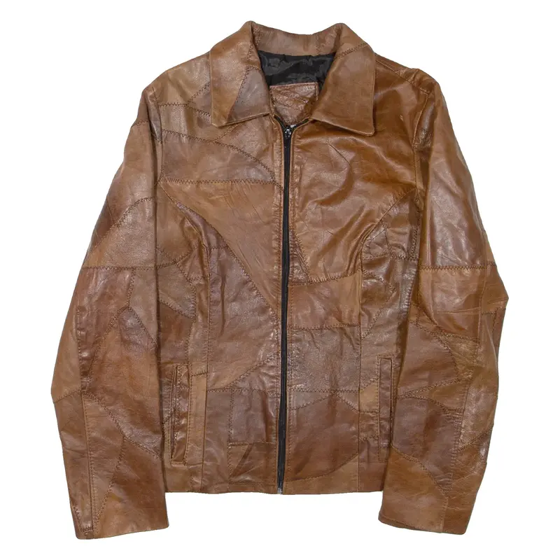 Mens Jacket Brown Leather M