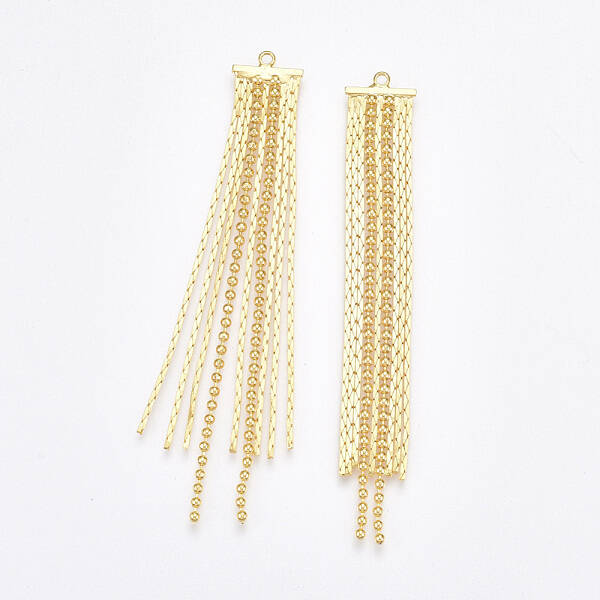 Brass Tassel Big Pendants