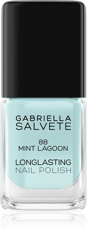 Gabriella Salvete Longlasting nail polish long lasting with intense shine color 88 Mint Lagoon 11 ml