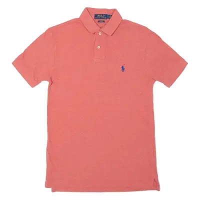 POLO RALPH LAUREN Slim Fit Mens Polo Shirt Red S