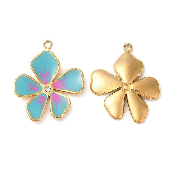 304 Stainless Steel Enamel Pendants