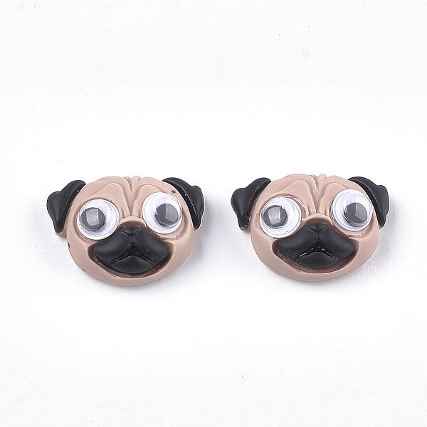 Resin Puppy Cabochons