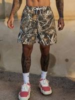 Men's Regular Fit Camo Print Shorts, Casual Fashion Comfy Shorts for Daily Outdoor Wear, Men Bottoms for Summer, Casual Stree...