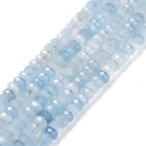 Natural Aquamarine Beads Strands
