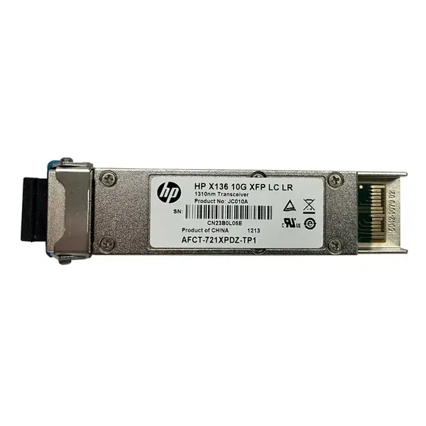 JC010AR HP X136 10Gb/s 10GBase-LR Single-Mode Fibre 1310nm 10km Duplex LC Connector XFP Transceiver Module
