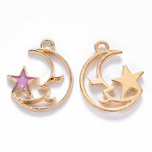 Alloy Enamel Pendants