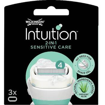Wilkinson sword Intuition Sensitive Care (3 pezzi) - Testina di ricambio per pelli sensibili