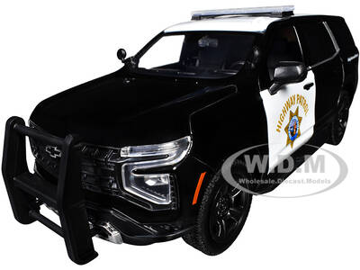 2025 Chevrolet Tahoe Police Pursuit Vehicle California Highway Patrol Black and White Law Enforcement and Public Service ...