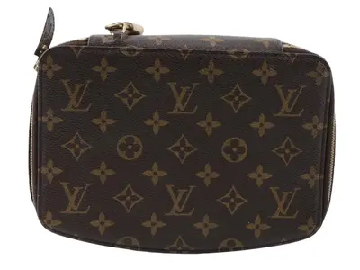 Pre-owned Louis Vuitton Coated Canvas clutches & wristlets Monte Calro Case