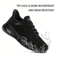 Men's Solid Color Professional Water-Resistant & Oil Proof Chef Shoes, Comfy Non Slip Lace Up Casual Kitchen Shoes, Men's Fun...