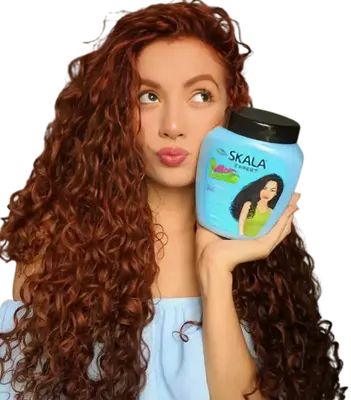Skala Expert Blue Mais Cachos 35.2 oz (1000g) – Viral Brazilian Hair Cream for Curly Hair Haircare skala  curly hair Condit...