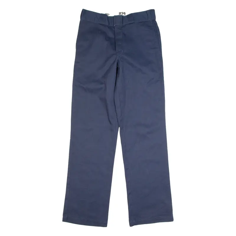 DICKIES 874 Chino Style Workwear Mens Trousers Blue Classic Straight W29 L31