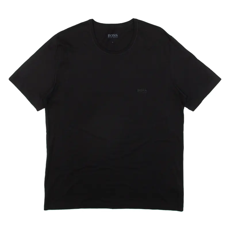 HUGO BOSS Mens T-Shirt Black L