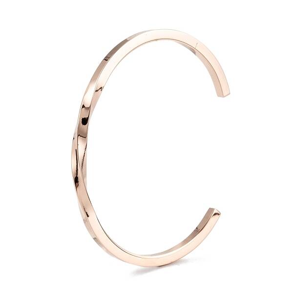 Ion Plating(IP) 304 Stainless Steel Cuff Bangles