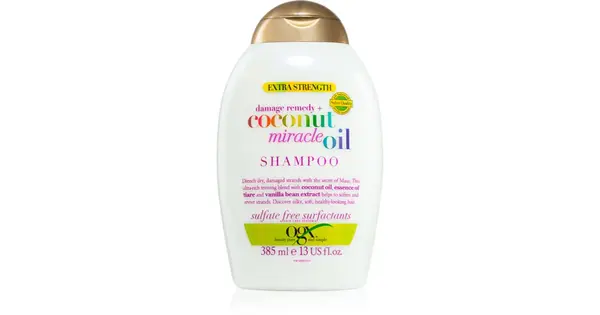 OGX Coconut Miracle Oil Strengthening shampoo for damaged hair with coconut oil 385 ml