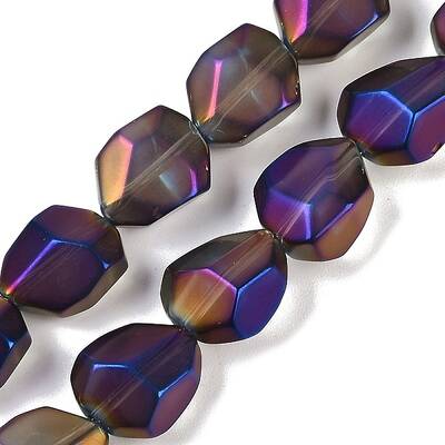 Electroplate Glass Beads Strands