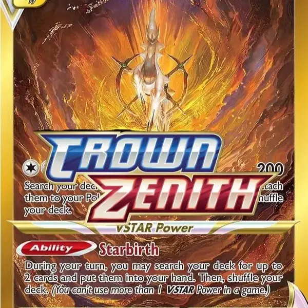 Pokémon TCG single pack crown Zenith