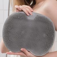 Silicone Shower Foot Scrubber Mat,Back & Feet Cleaning Pad,Bathroom Bathing Accessories, Shower Massage Soft Bristles Exfolia...