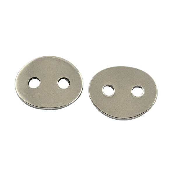 Tarnish Resistant Stainless Steel Buttons
